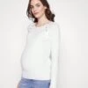 Nursing - Button Opening - Pullover - White -Anna Field 01cf3af9e9aa4e77a51334105d7ea780