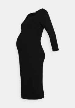 Notch Neckline Midi Dress - Robe En Jersey - Black -Anna Field 01d148d1237f4d8fb0b9cc9c73d98252