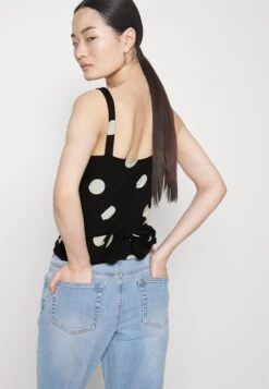 Débardeur - Black/White -Anna Field 02fbc91685c2453da66565ca8d6a417b