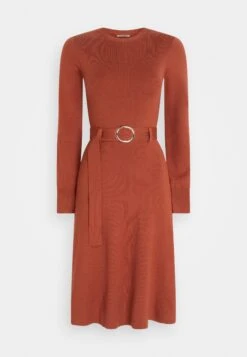 Anna Field Crew Ausschnitt Midi Strickkleid Mit Gürtel - Robe Pull - Brown -Anna Field 19a799bd782e4e4d834738e748bf8a1d