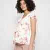 Mama Belt - Blouse - White/Red 1 Mama Belt - Blouse - White/Red -Anna Field 19e5143baf8e4d3eba5e41c449deb605