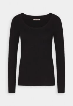 Anna Field Button Detail - Pullover - Black -Anna Field 282efdd1a3234a16902509207282331a