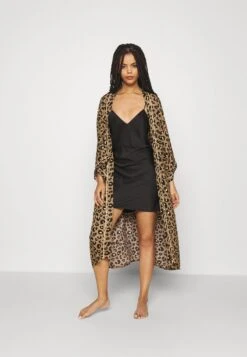 Anna Field Simple Satin Nightie - Chemise De Nuit / Nuisette - Black -Anna Field 313b201b980e43f090f72b72e9c35d89