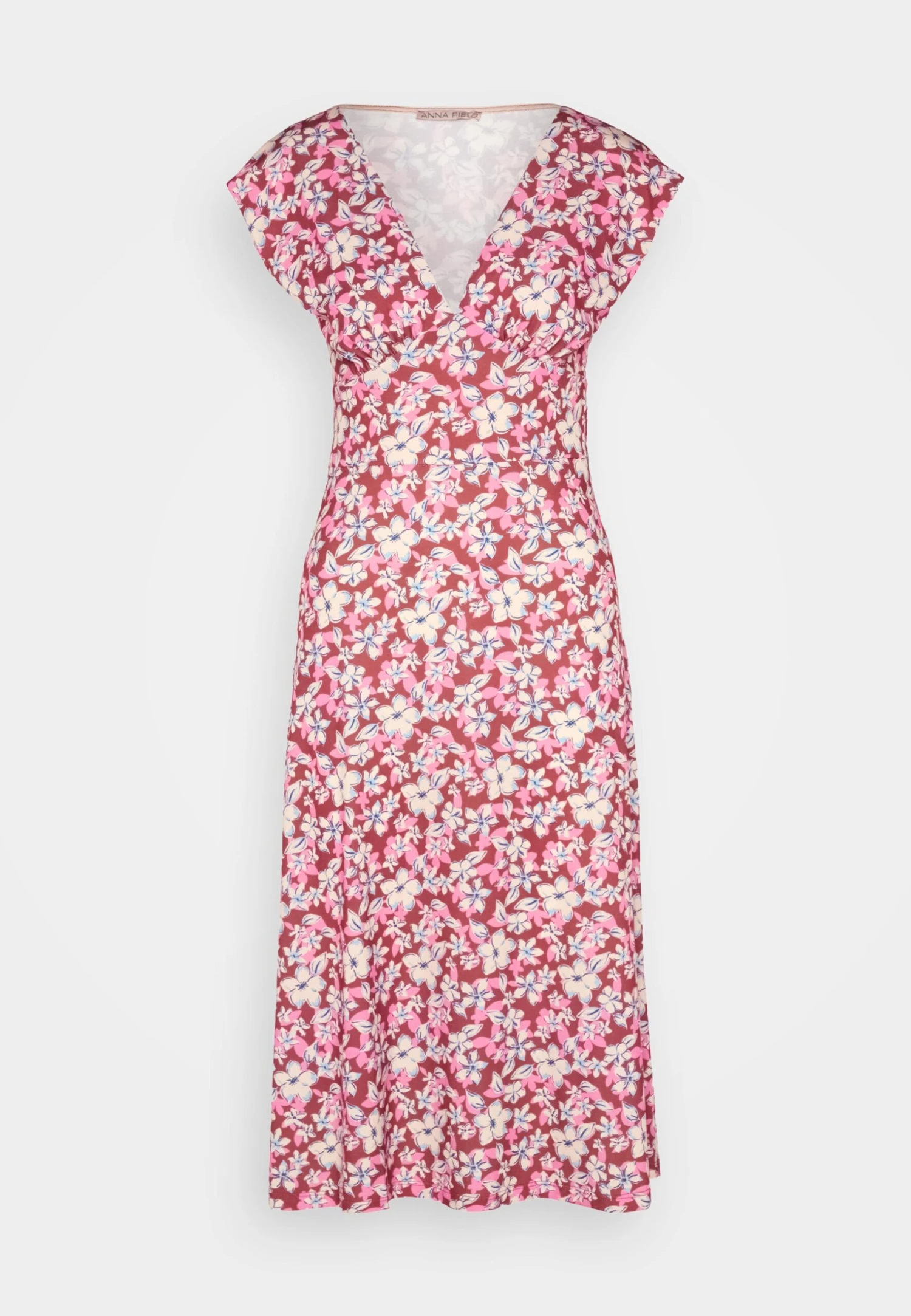 Anna Field Robe En Jersey - Brown/Beige/Pink 7 Anna Field Robe En Jersey - Brown/Beige/Pink – Image 5