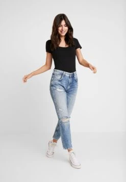 Anna Field 3 Pack - T-Shirt Basique - White/Black/Dark Grey