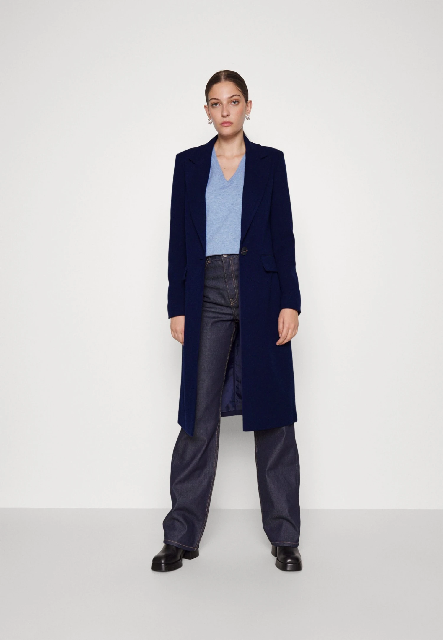 Manteau Classique - Dark Blue 4 Manteau Classique - Dark Blue – Image 2