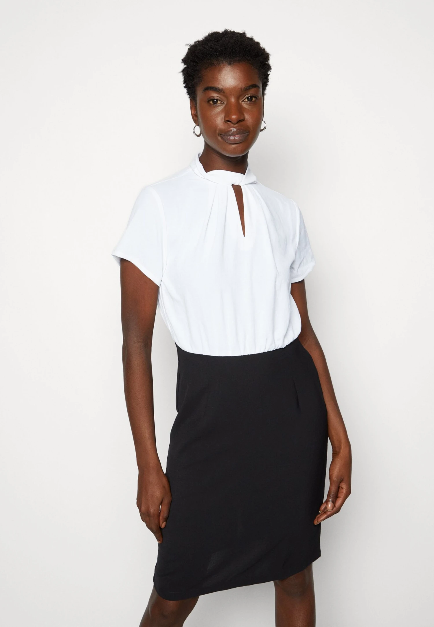 Anna Field Robe Fourreau - Black/White 6 Anna Field Robe Fourreau - Black/White – Image 4