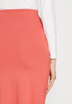 Anna Field Front Knot Midi Skirt - Jupe Crayon - Red -Anna Field 53571b024e864b7886e877ff240549a9