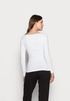 3 Pack - T-Shirt À Manches Longues - Black/Dark Grey/White -Anna Field 5733cd84ea114a2e97201f5f5f1c9cff