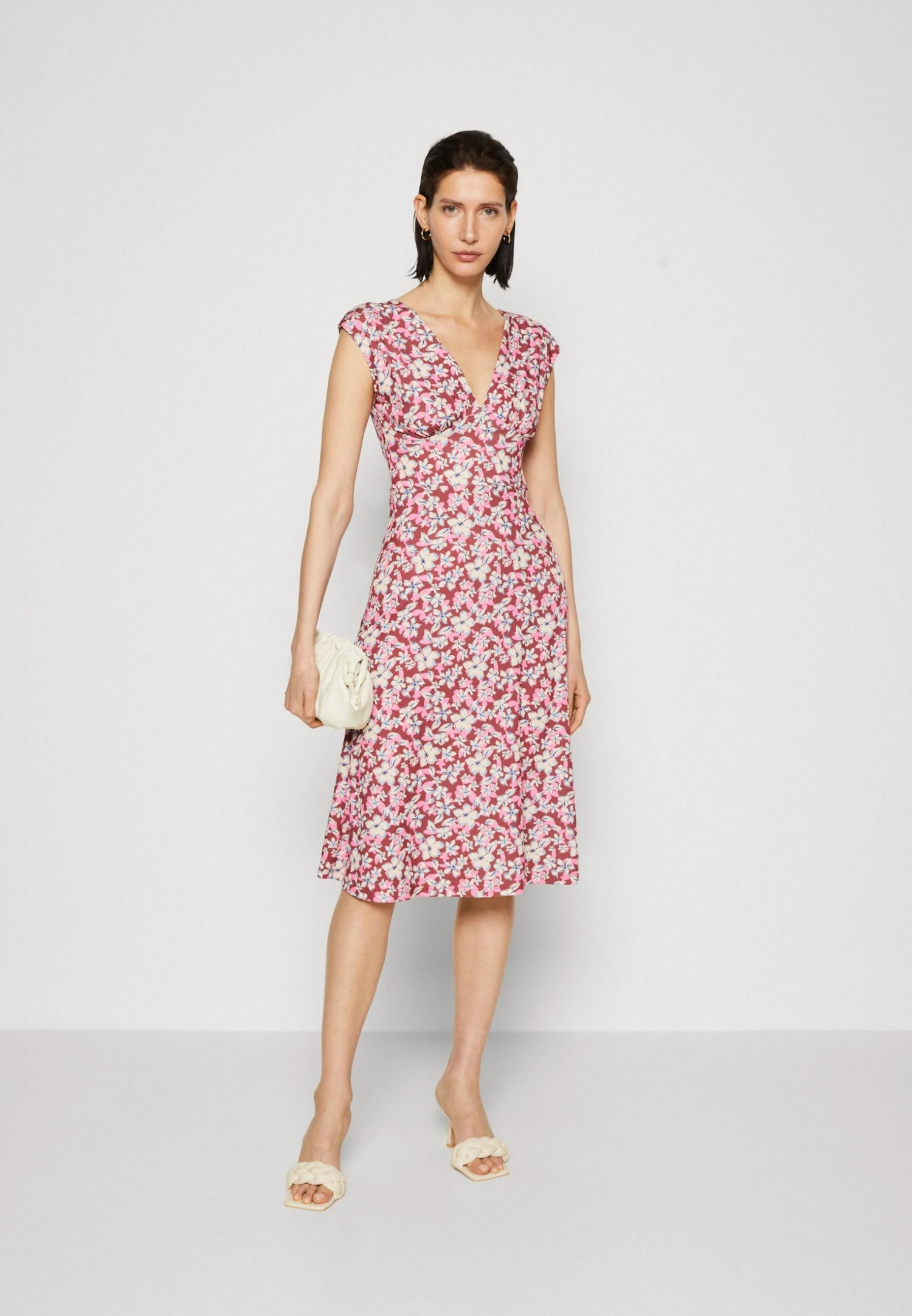 Anna Field Robe En Jersey - Brown/Beige/Pink 4 Anna Field Robe En Jersey - Brown/Beige/Pink – Image 2