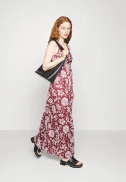 Anna Field Robe Longue - Bordeaux/Multi Coloured -Anna Field 5f47ac44e0864da2a4cb616b844d8156