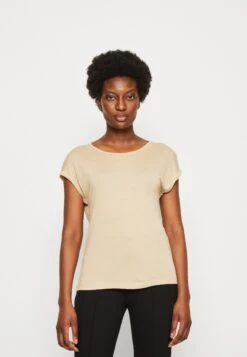 Anna Field 3 Pack - T-Shirt Basique - Beige/Off-White/Red -Anna Field 61449d5f67fb403cb6d04d2f629fed63