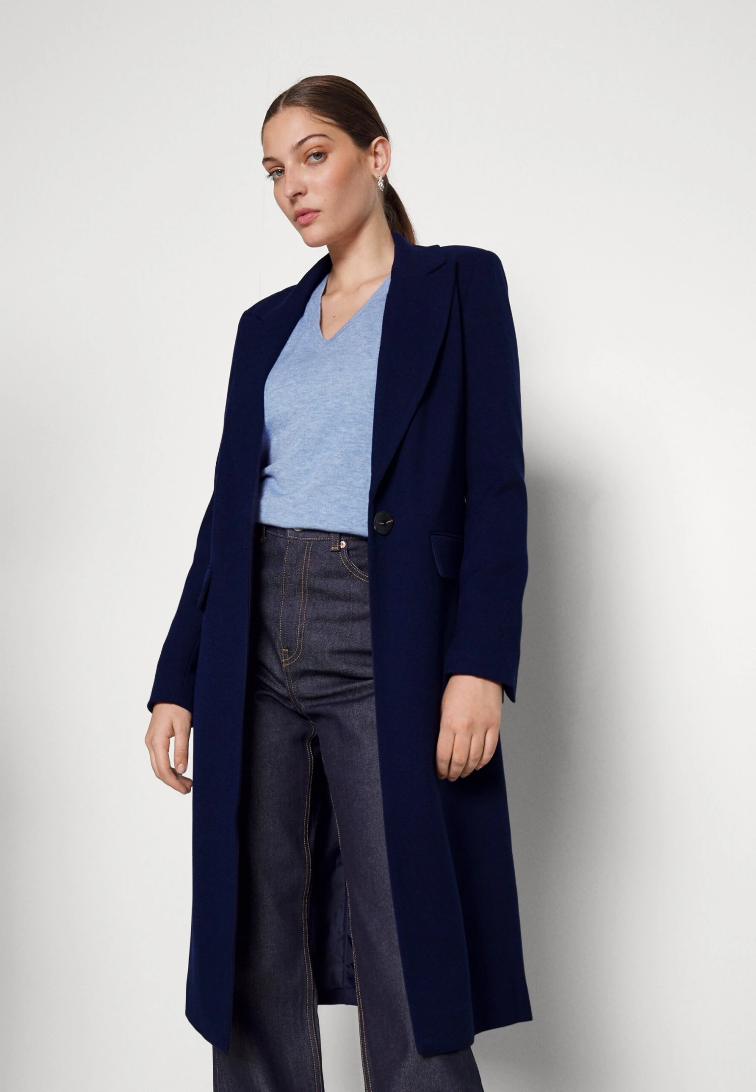 Manteau Classique - Dark Blue 6 Manteau Classique - Dark Blue – Image 4