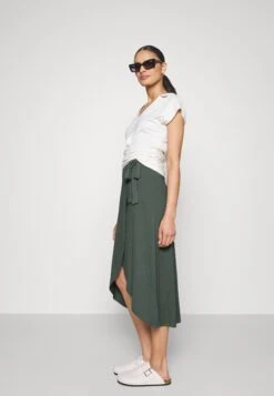 Anna Field Basic Wrap Over Midi Skirt - Jupe Trapèze - Light Green -Anna Field 6f67b13ae5f545ada2a3aa5b5f746f2e