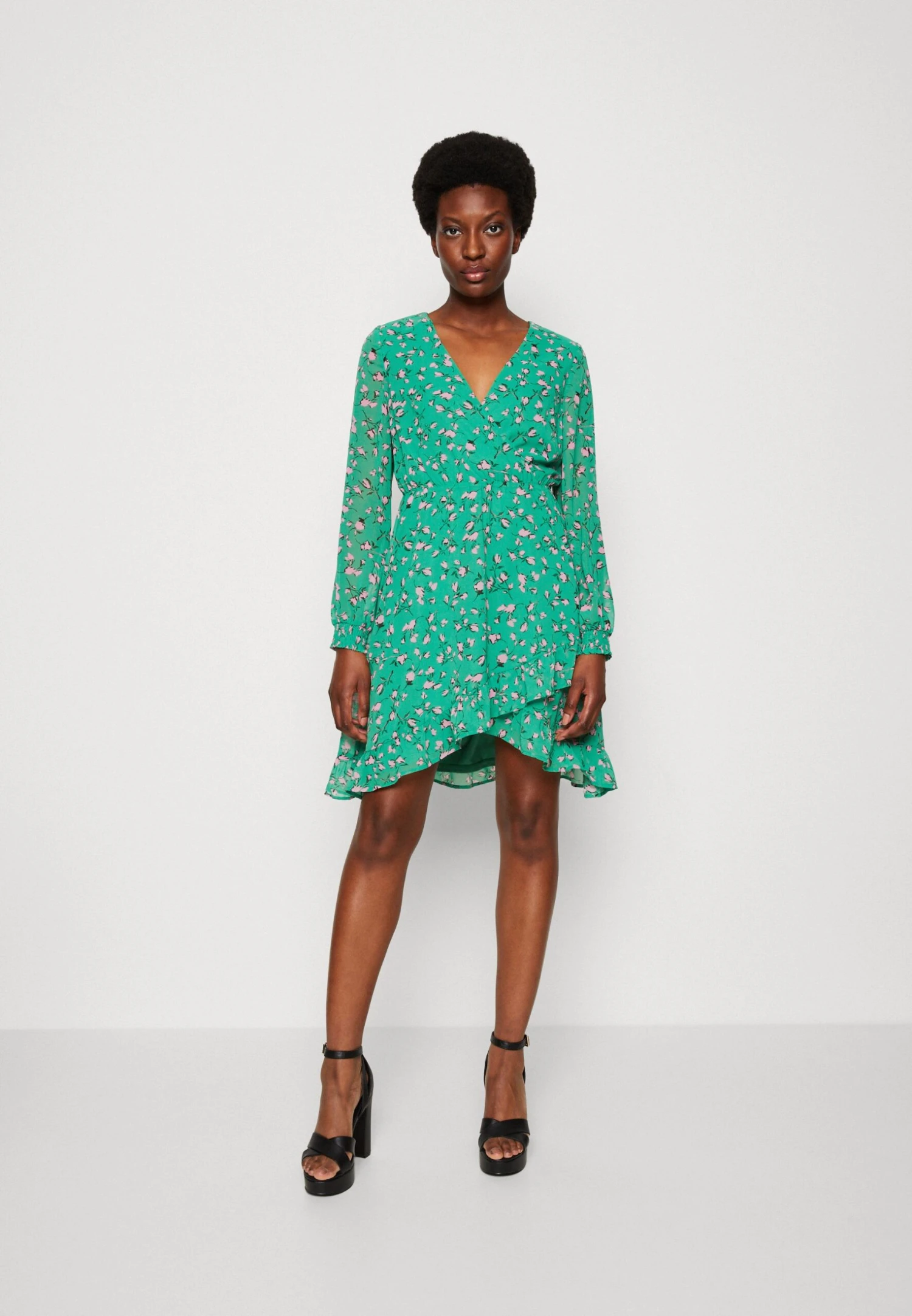 Anna Field Robe De Jour - Green/Multi Coloured 3 Anna Field Robe De Jour - Green/Multi Coloured