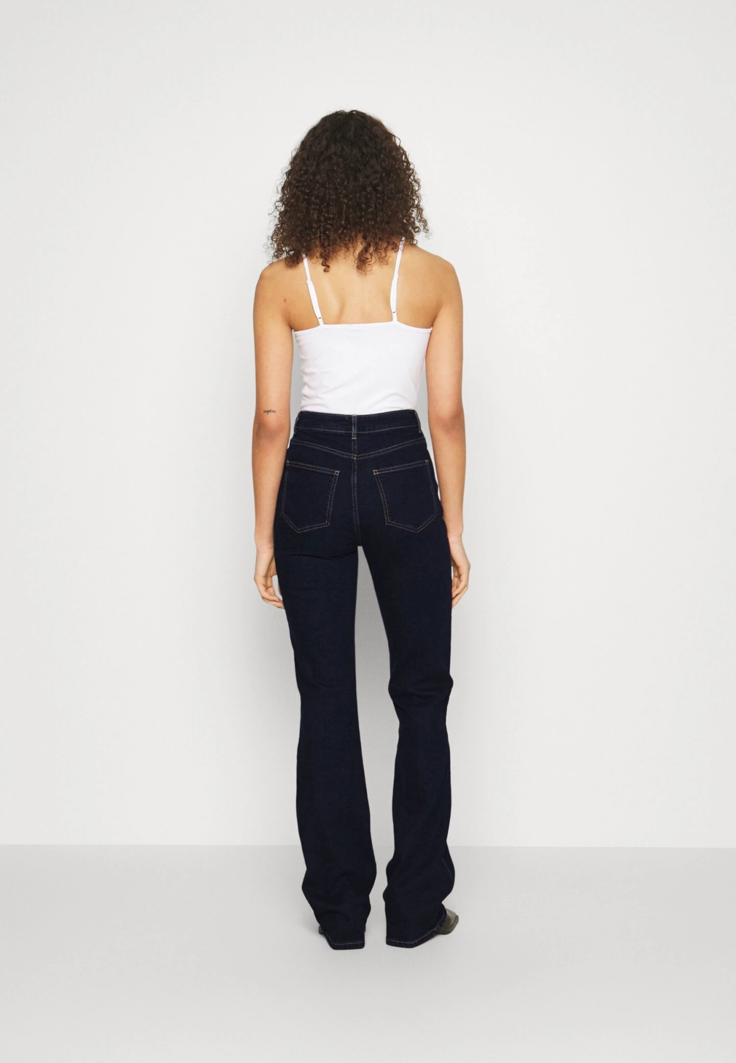 Jean Flare - Dark Blue Denim 5 Jean Flare - Dark Blue Denim – Image 3
