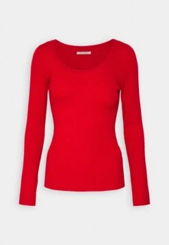 Anna Field Button Detail - Pullover - Red -Anna Field 7e9456e7b4cb4323bffc8381ce0482ea