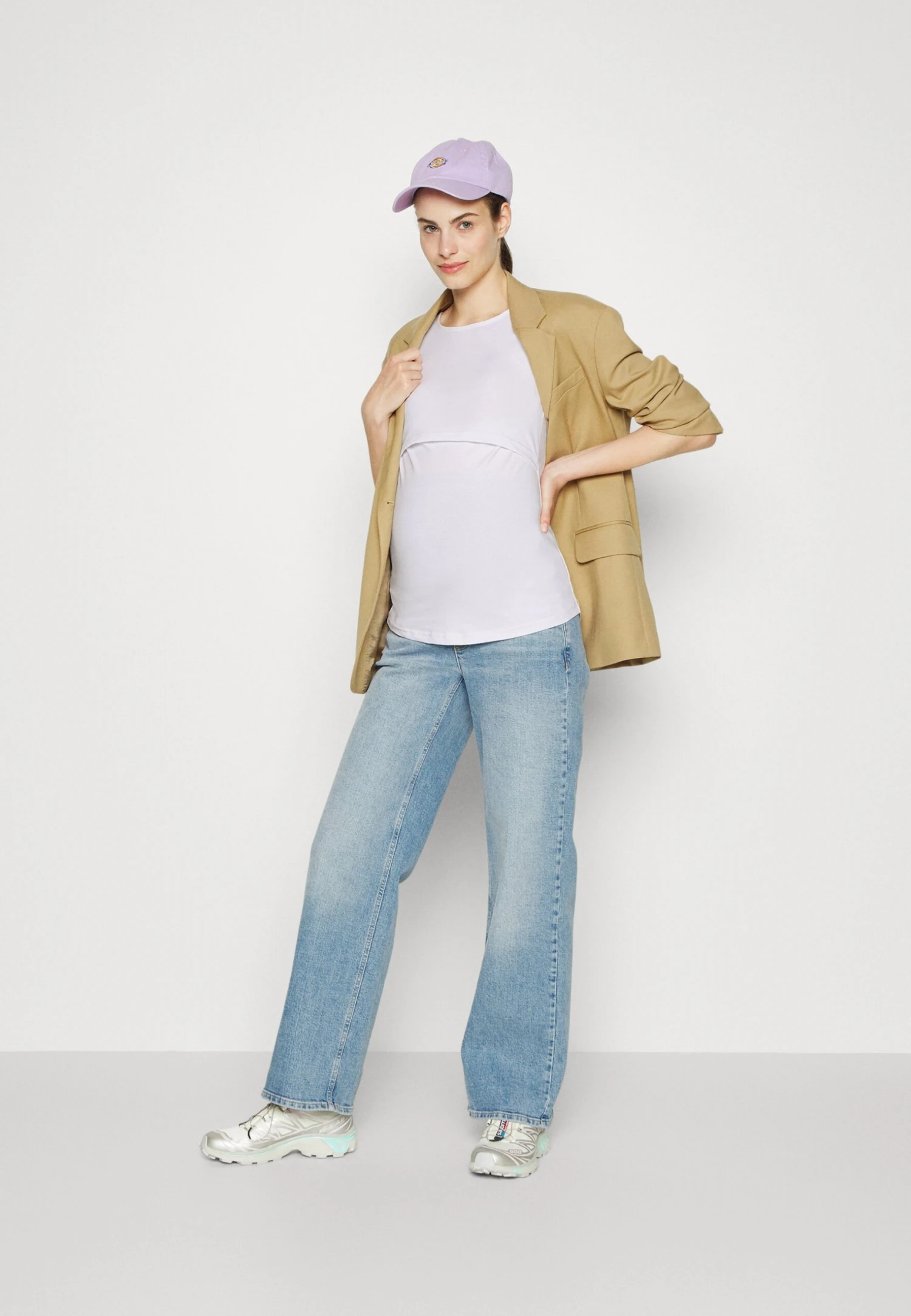 2 Pack - T-Shirt Basique - Pink - 402_White - 001_White - 001 4 2 Pack - T-Shirt Basique - Pink - 402_White - 001_White - 001 – Image 2