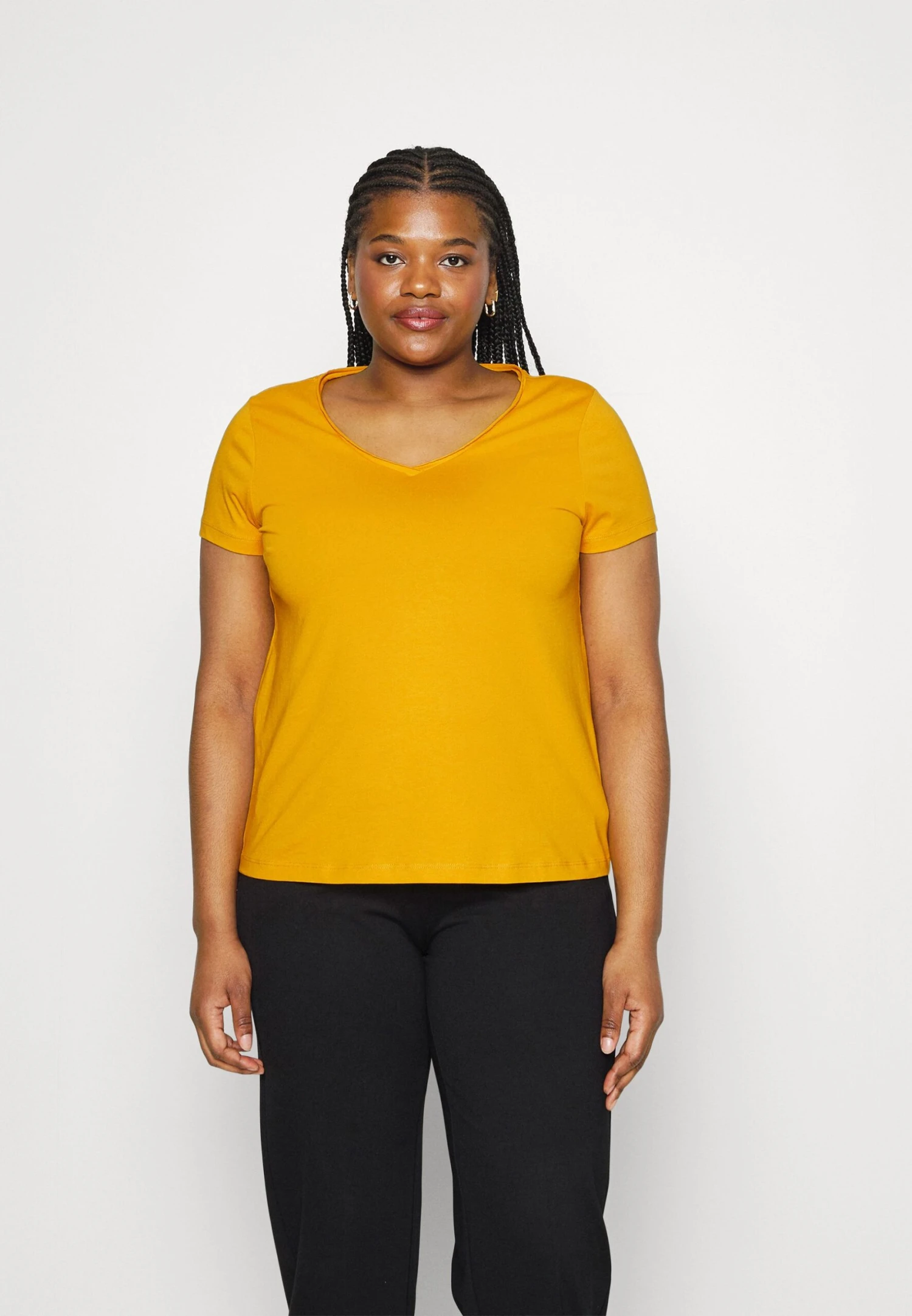 3 Pack - T-Shirt Basique - White/Dark Yellow/Purple 6 3 Pack - T-Shirt Basique - White/Dark Yellow/Purple – Image 4