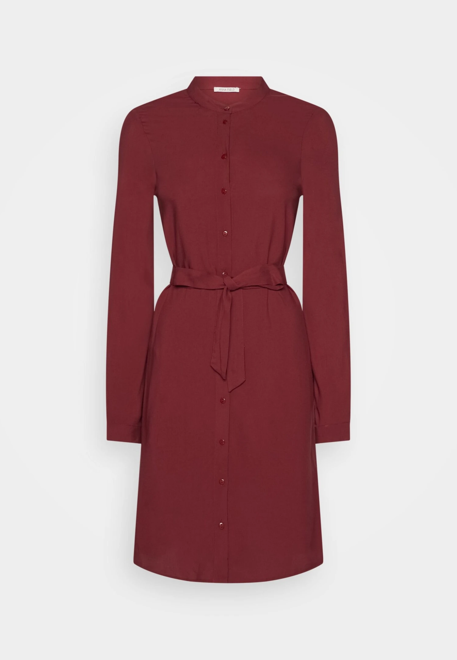 Anna Field Robe Chemise - Dark Red 3 Anna Field Robe Chemise - Dark Red