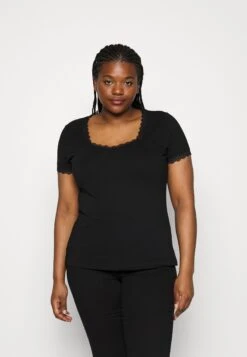 Plus Size - T-Shirt Imprimé - Black
