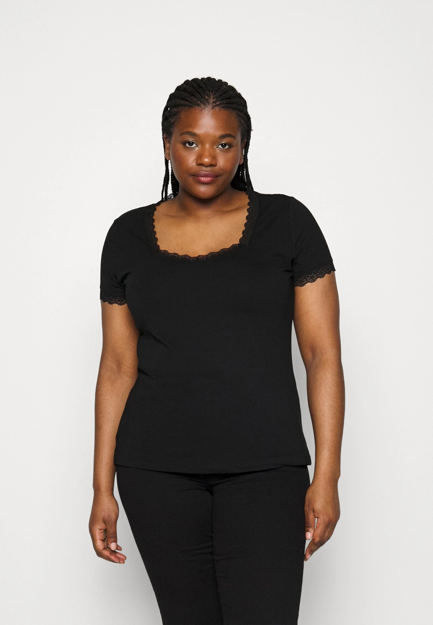 Plus Size - T-Shirt Imprimé - Black 3 Plus Size - T-Shirt Imprimé - Black