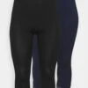 2 Pack - Legging - Black/Dark Blue -Anna Field a3ae61bd7b83442d91af6ba5e310d344