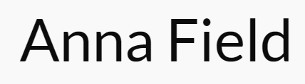 Anna Field
