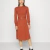Anna Field Crew Ausschnitt Midi Strickkleid Mit Gürtel - Robe Pull - Brown -Anna Field b544d9bfc4684fee82bcb034bbae9742