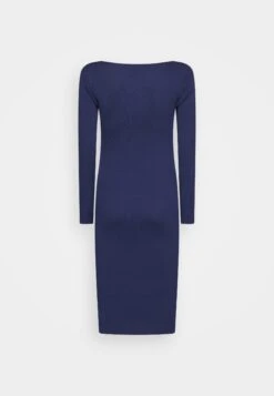 Anna Field V Ausschnitt Bodycon Midi Strickkleid - Robe Fourreau - Dark Blue 6 Anna Field V Ausschnitt Bodycon Midi Strickkleid - Robe Fourreau - Dark Blue -Anna Field c7906ab9499a4f66b2c705857c139aef