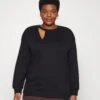 Cut Out Neck Fit - Sweatshirt - Black 1 Cut Out Neck Fit - Sweatshirt - Black -Anna Field cb6b8a340b5c40cc8c5c277ff440297b