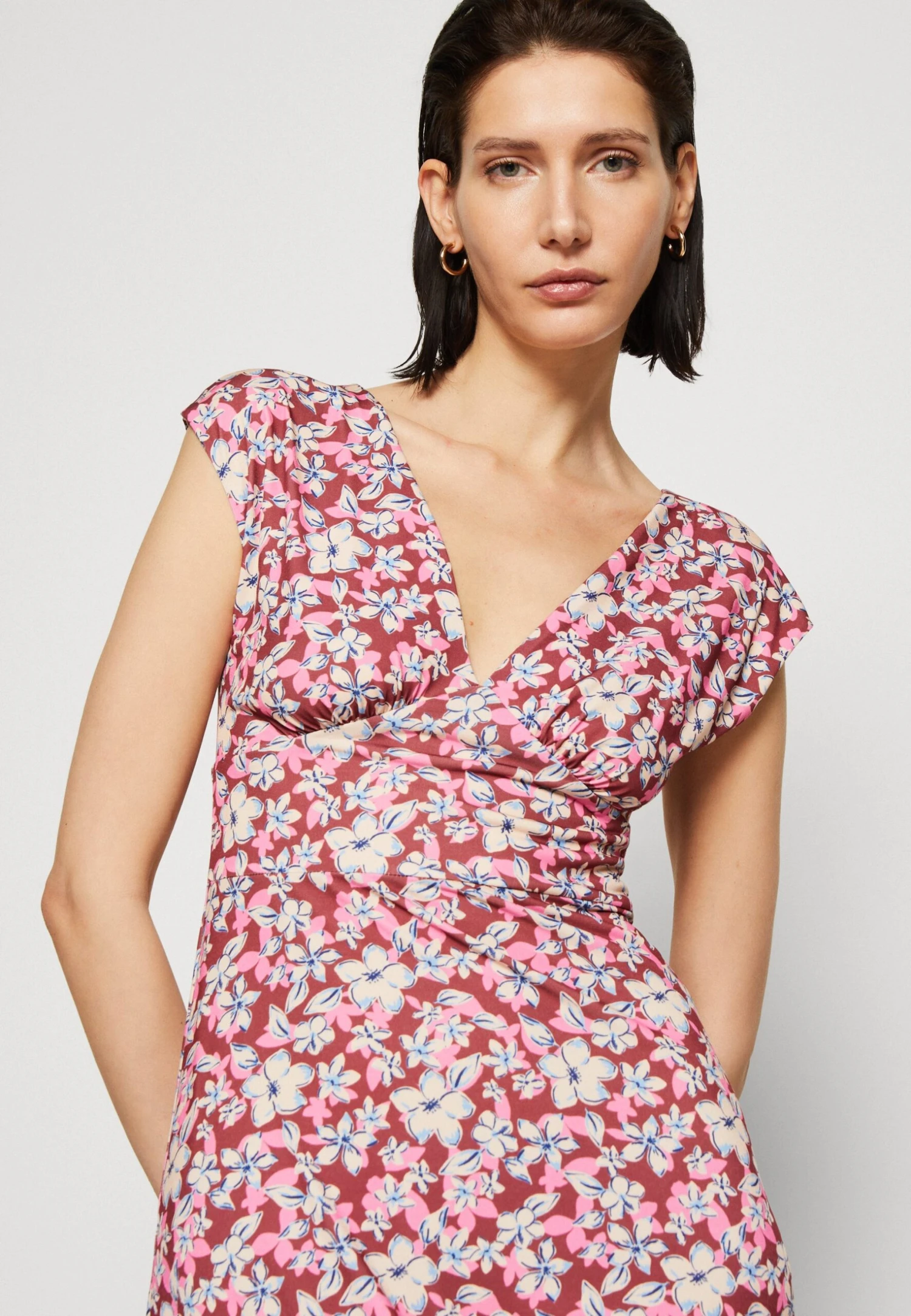 Anna Field Robe En Jersey - Brown/Beige/Pink 6 Anna Field Robe En Jersey - Brown/Beige/Pink – Image 4