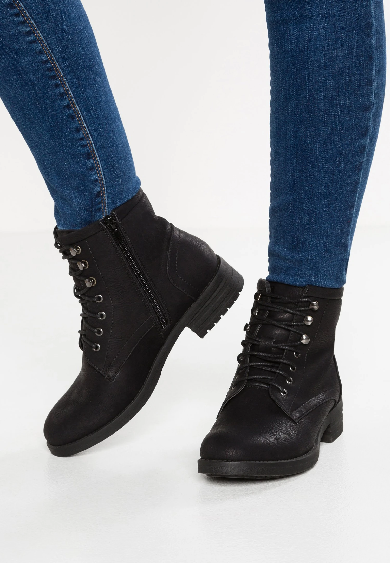 Anna Field Winter Boot - Bottines À Lacets - Black 3 Anna Field Winter Boot - Bottines À Lacets - Black